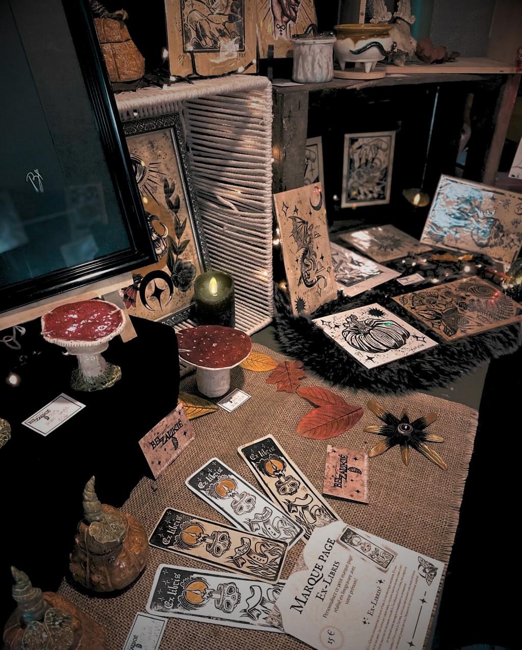 BELZAUKIÉ Artiste peintre et céramiste spécialisée  dans  le médiéval fantastique